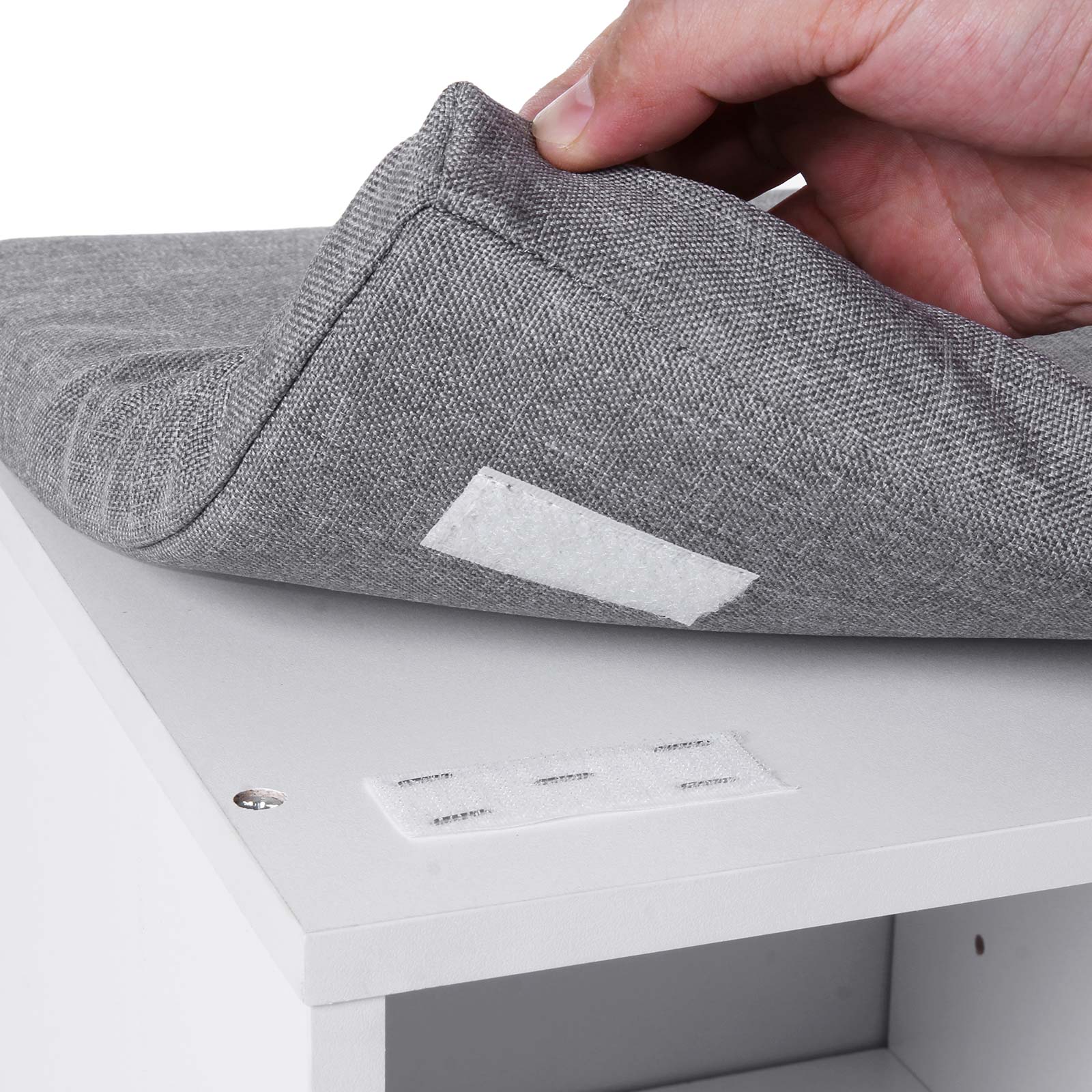 Shoe Bank - 10 fack - soffa - vit