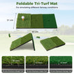 Golfträningsnät – med slagmatta Golfnätset måltavla bollar tee och markankare – 5 314 x 179 x 199 cm – Svart
