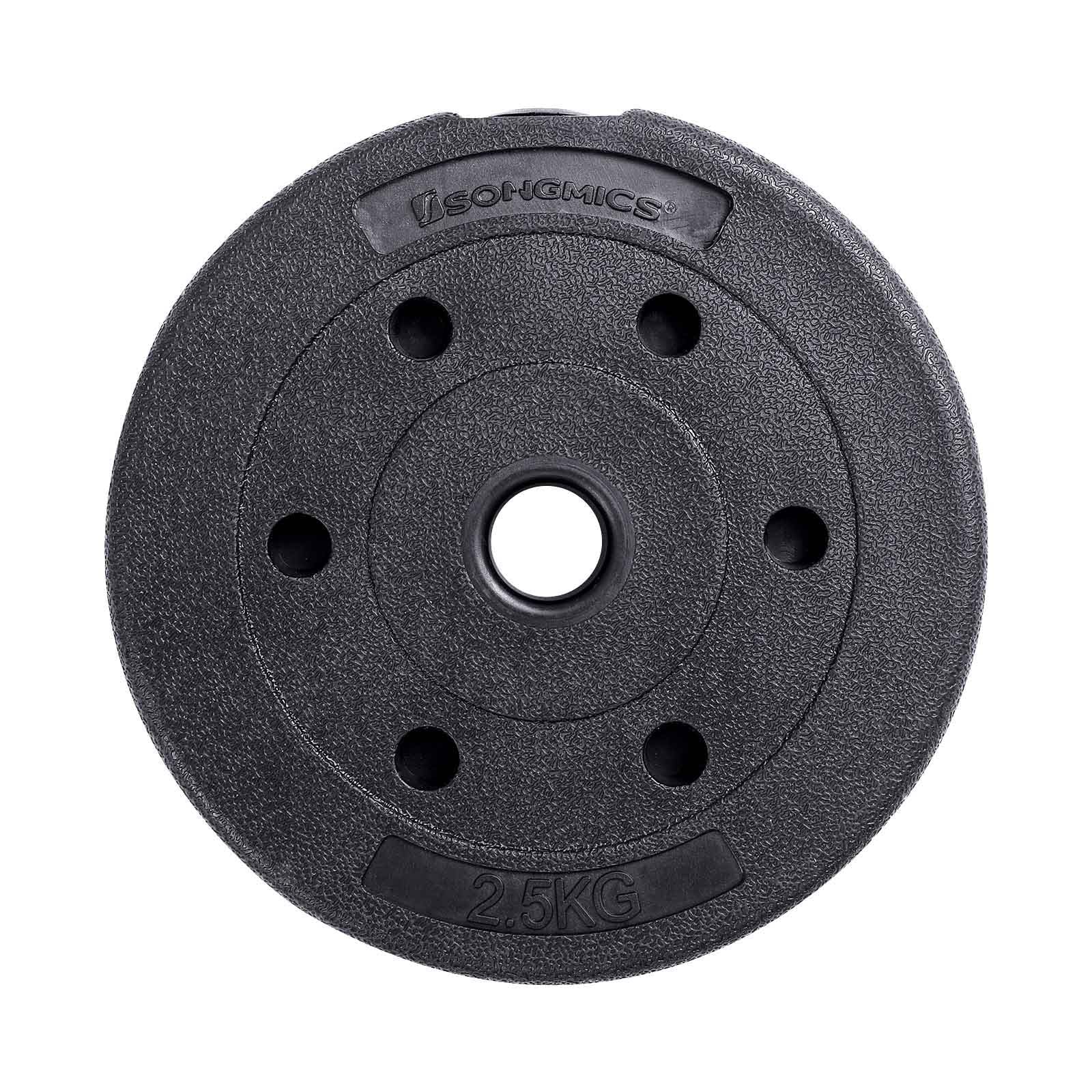 Halter Set - hantlar - 20 kg totalt - svart