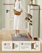 Skoskåp – 3 Ventiler – Trä – Hall eller Entré