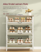 Skoskåp – 3 Ventiler – Trä – Hall eller Entré