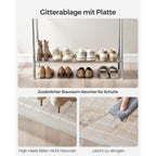 Klädställ - Stål - med silverplank