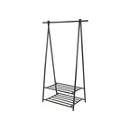 Klädställ - med skostång - Metal - svart