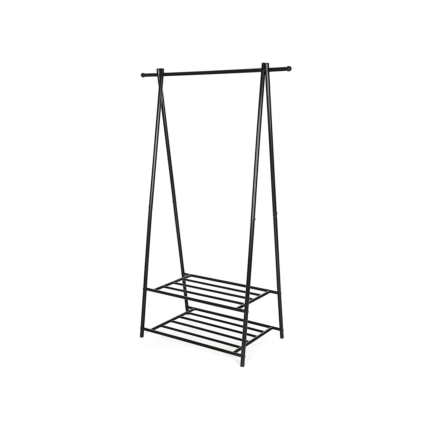 Klädställ - med skostång - Metal - svart