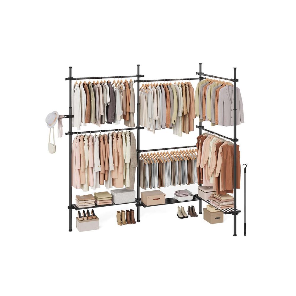 Klädställ - tak högt - 33,5 × (240–353) × (208–310) cm