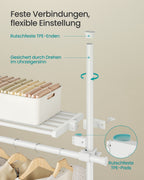 Klädställ - tak högt - 33,5 × (240–353) × (208–310) cm