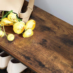 Coat Rack - Shoe Rack - Med Seat - 5 Löstagbara krokar - Industrial