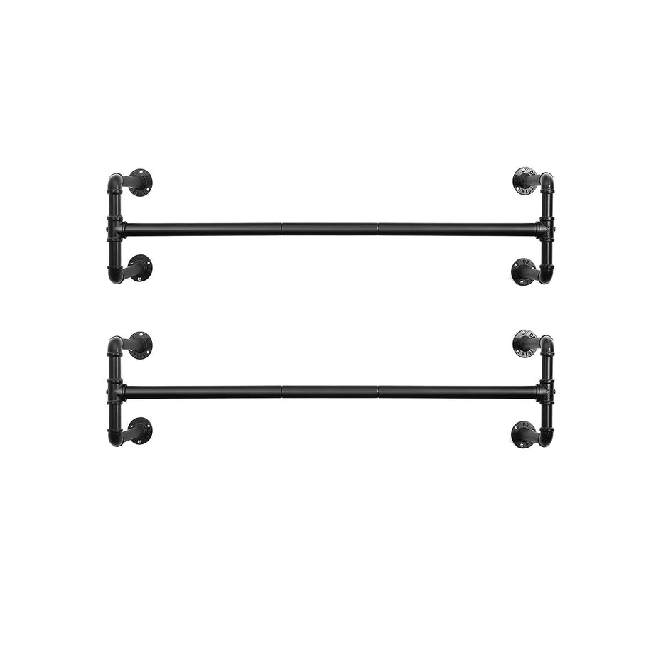 Klädställ – Heavy duty – Set om 2 – Svart