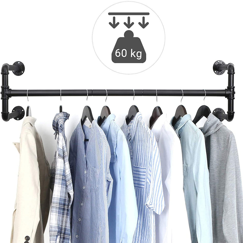 Klädställ – Heavy duty – Set om 2 – Svart