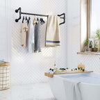 Klädställ - Industrial - Uppsättning av 2 klädstänger - Svart