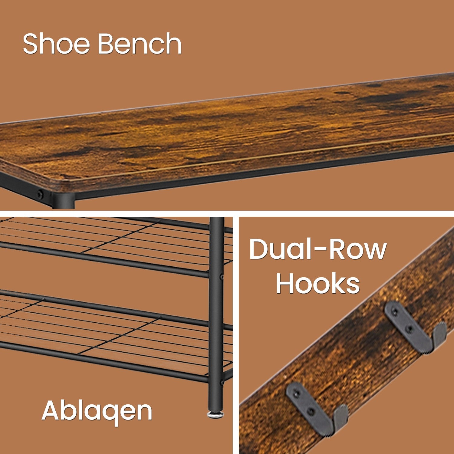 Coat Rack - fristående klädställ med förvaringsutrymme