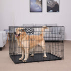 Hundbur - Puppybench - Svart