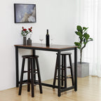 Barbord - Köksbord - Industriell design - Brun/svart