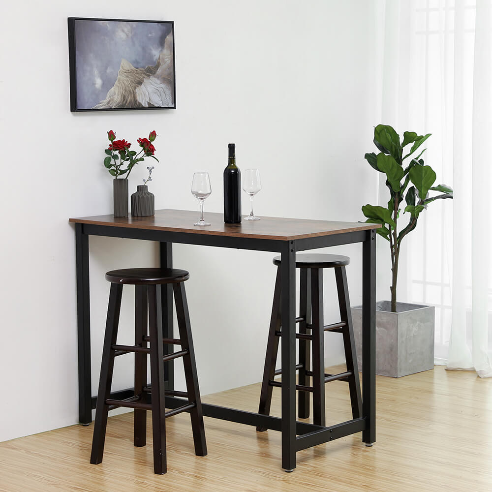 Barbord - Köksbord - Industriell design - Brun/svart