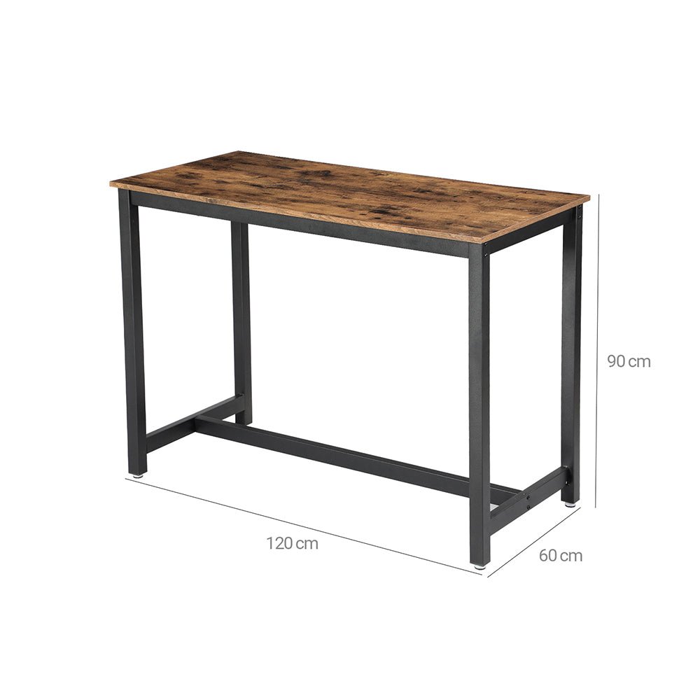 Barbord - Köksbord - Industriell design - Brun/svart