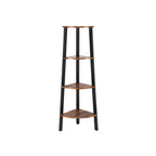 Hörnskåp - Corner Board - Industrial Design - Ladder Rack - Dark Brown