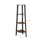 Hörnskåp - Corner Board - Industrial Design - Ladder Rack - Dark Brown