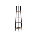 Corner Bokhylla - 5 hyllor - stege rack - Industrial - Metal Frame