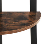 Corner Bokhylla - 5 hyllor - stege rack - Industrial - Metal Frame