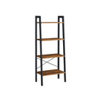 Bokhylla - 4 nivåer - stege rack - industriell