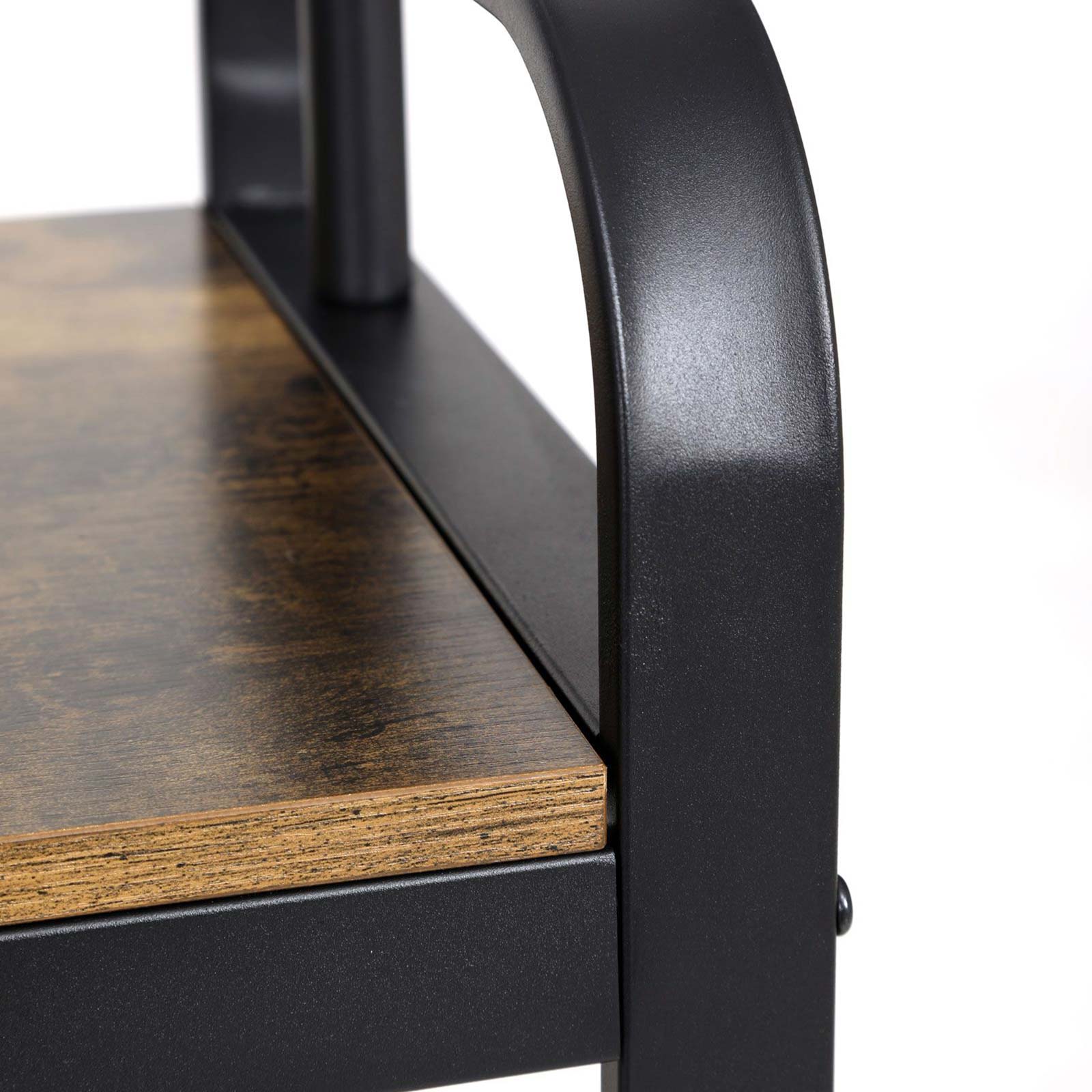 Coat Rack - Shoe Rack - med 9 krokar - Industriell design