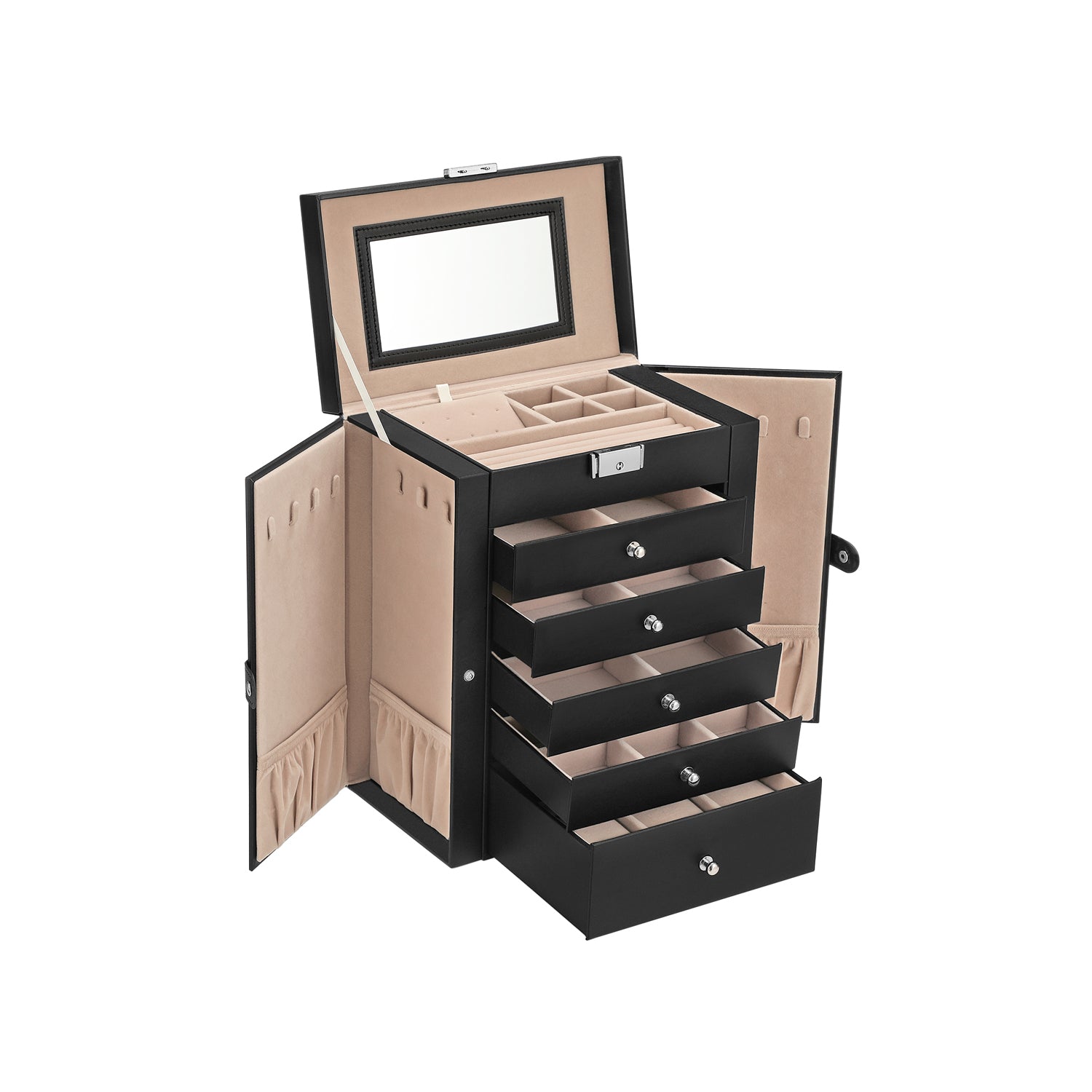 Smyckeslåda - 6 nivåer