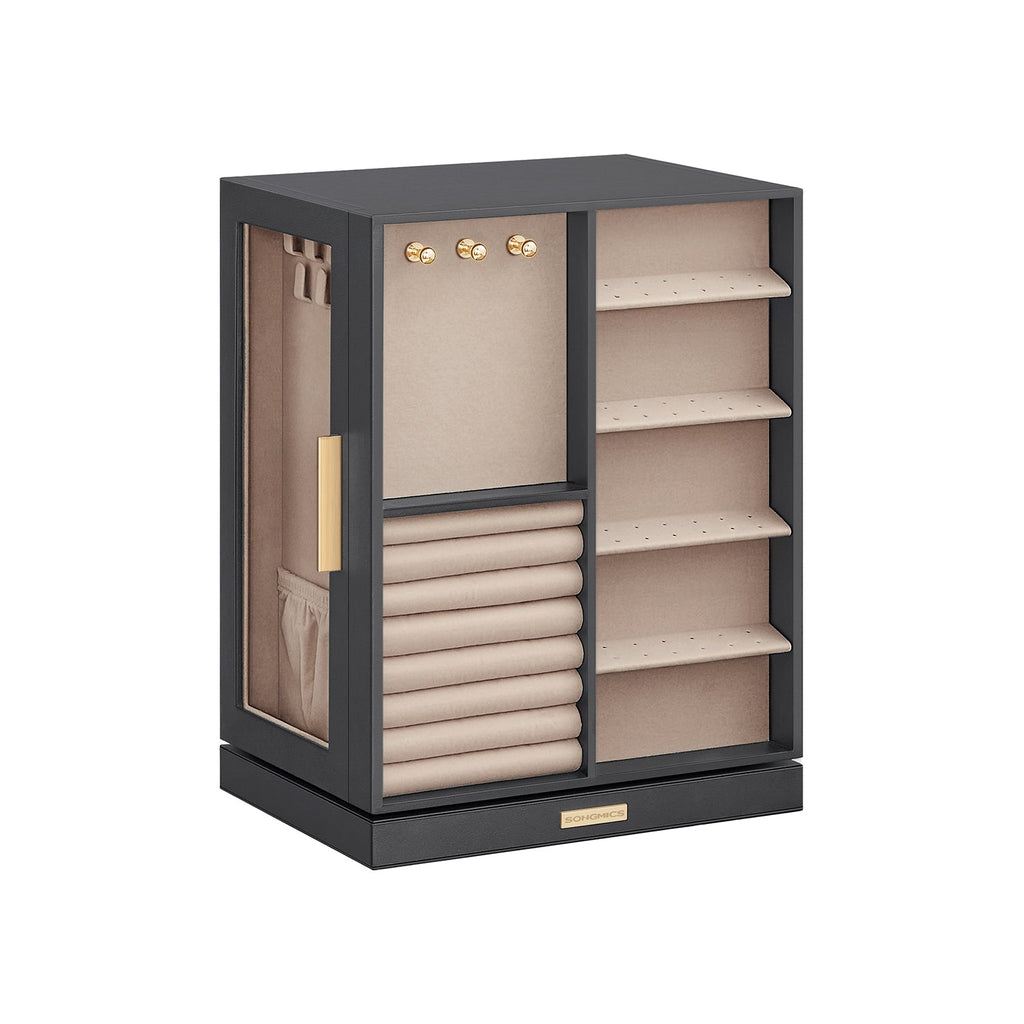 Smycken box-rymlig-open design-gift idé-wolkwit
