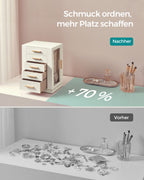 Smycken box-rymlig-open design-gift idé-wolkwit