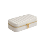 Liten smyckesbox - molnig vit - Elegant & kompakt