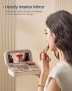 Liten smyckesbox - molnig vit - Elegant & kompakt