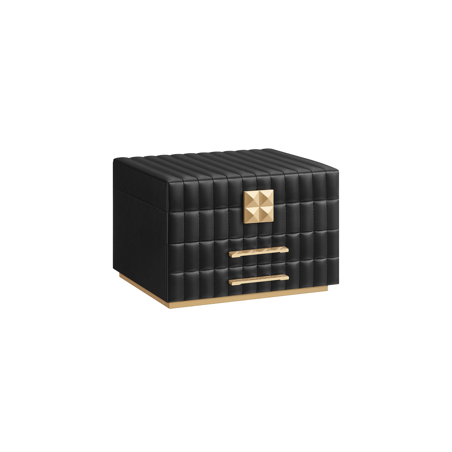 Songmics Home Anah Collection - Smyckeslådor med spegel 3 nivåer Wolkwit