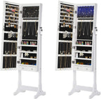 Smycken skåp-spirerande skåpsledt belysningslåsande vit