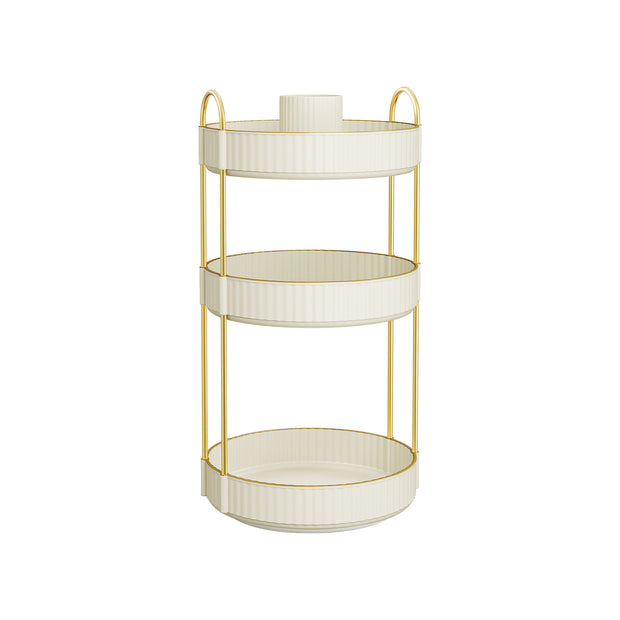 Sminkorganisator – roterande – molnvit