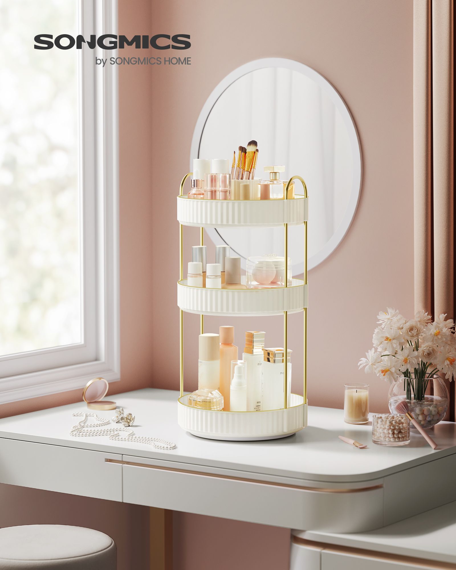 Make-Up Organiser-Rotating-Gift Idea-Wolkwit