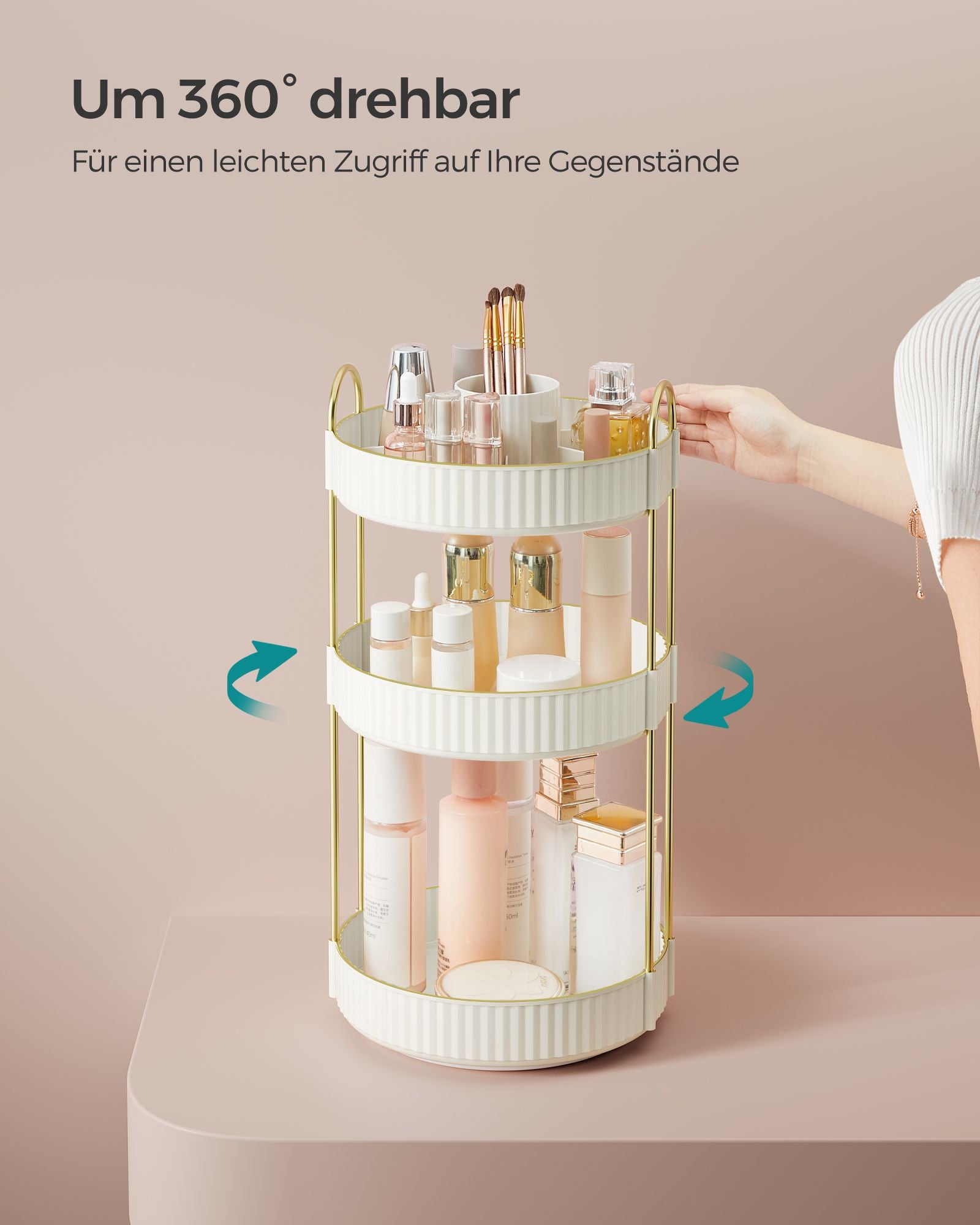 Make-Up Organiser-Rotating-Gift Idea-Wolkwit