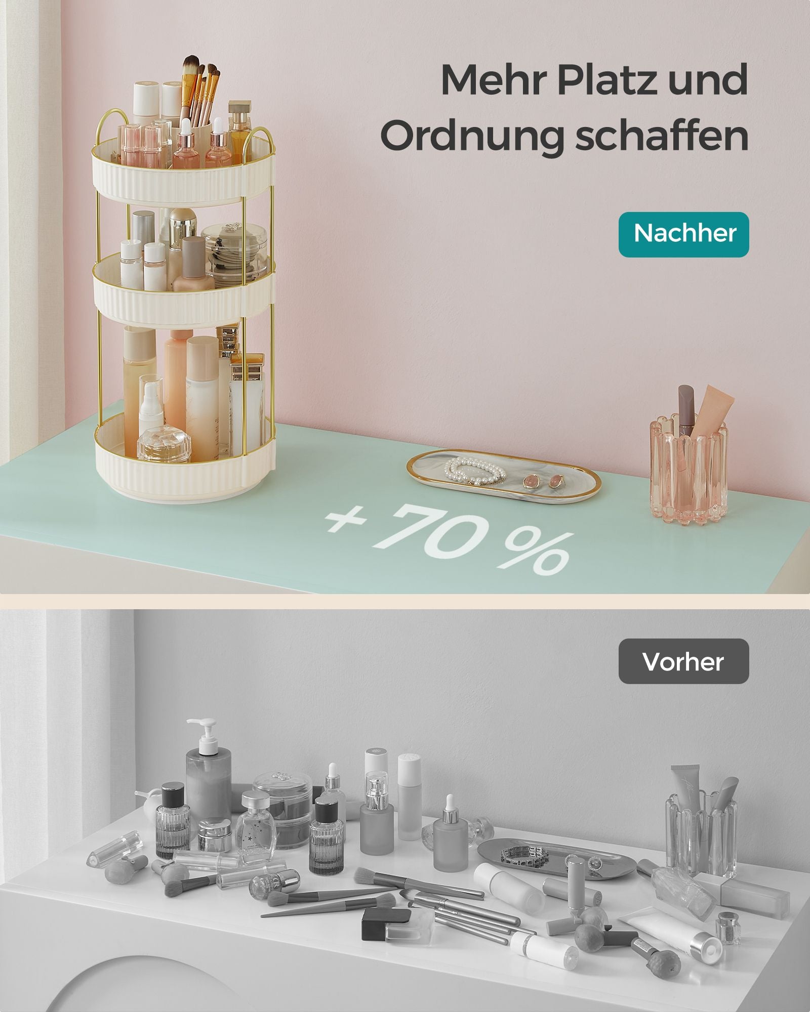 Make-Up Organiser-Rotating-Gift Idea-Wolkwit