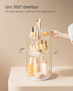 Make-up Organizer-3 nivåer-gåva idétransparent