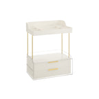 Make-Up Organizer 4 nivåer 20 x 32 x 39,1 cm, Wolkwit