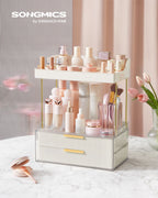 Make-Up Organizer 4 nivåer 20 x 32 x 39,1 cm, Wolkwit