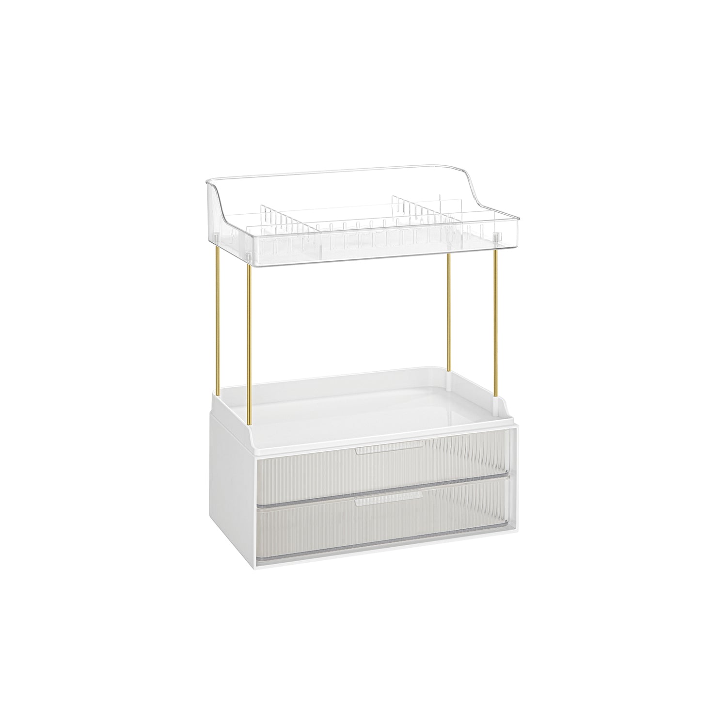 Make-Up Organizer 4 nivåer 20 x 32 x 39,1 cm, transparent