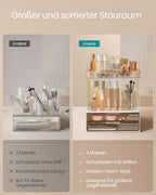 Make-Up Organizer 4 nivåer 20 x 32 x 39,1 cm, transparent