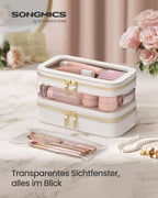Make-up väska med smyckesboxen Wolk White