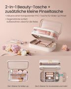 Make-up väska med smyckesboxen Wolk White