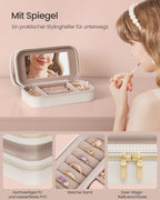 Make-up väska med smyckesboxen Wolk White