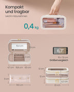 Make-up väska med smyckesboxen Wolk White