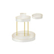Make-Up Organizer Roterbar med extra bricka Vitguld