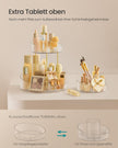 Roterbar sminkorganisator – Extra bricka – Transparent