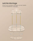 Roterbar sminkorganisator – Extra bricka – Transparent