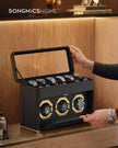 Klockbox – för 9 klockor – bläcksvart