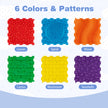 Känslighetsmatta – att sammansätta, ortopedisk lekmatta i vattentätt material, cm, flerfärgad – 30 x 30